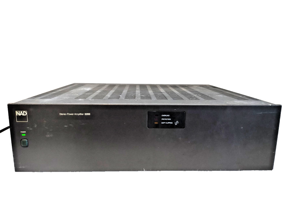 Vintage NAD 2200 Power Envelope Stereo Amplifier 1980s 100W Repair Restoration