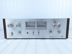 Pioneer Stereo Amplifier SA-6700 Vintage Silver Face With VU Meters Tested Works
