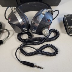 Vintage KOSS ESP-6 ELECTROSTATIC STEREOPHONES Headphones with Case esp 6 Tested