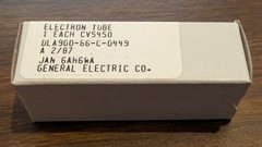 5 Pcs GE JAN 6AH6WA audio radio Preamp Tubes – new from factory case!