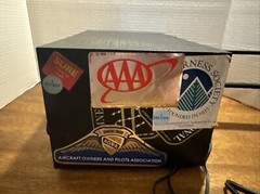 KLH Model 100 AM/FM Table Radio-TESTED-WORKING- With Cool Stickers