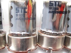 PAIR VINTAGE STC S11E12 NOS BETTER SUB FOR WE 350B 6L6 TV7 tested