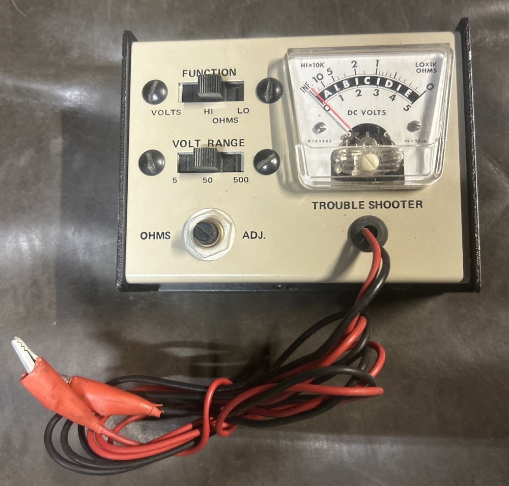 Heathkit Trouble Shooter Volt-Ohm Meter Vintage Analog 5, 50, 500