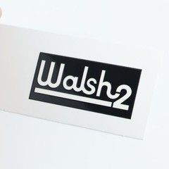 OHM Walsh 2 Speakers logo badge Sticker Decal waterproof 52mm(2.04″)X23mm(0.90″)
