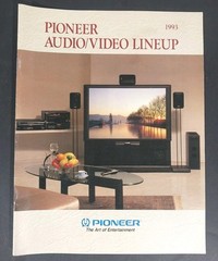 Vintage 1993 Pioneer Audio/Video Lineup Product Brochure Catalog Home Theater