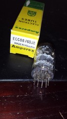 ⭐️⭐️NOS NIB Amperex ECC88/6DJ8 Bugle Boy O-Getter Heerlen Holland Tube TV7 Test