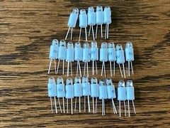 25 New Warm White 6V Bi-Pin LED Lamp Light Bulbs Marantz 4100 4140 4230 4240 6.3