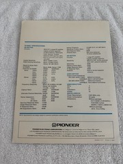 Pioneer TX 9500 II FM/AM Stereo Tuner Sales Brochure Original