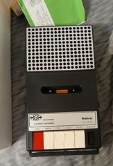 Vintage Solid State Portable Cassette Tape Recorder CR-7500 FEDERAL NOS bnib NEW