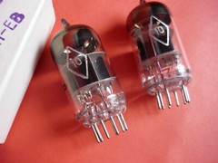 2pcs. 6N1P-EV / 6Н1П-ЕВ ~ 6N1, ECC87 double triode NEW. OTK1. MILITARY