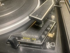 GARRARD 40b 4 Speed Turntable Record Player W Dust Cover WORKS SEE VIDEO England