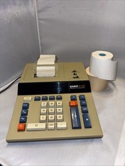 Vintage Casio DL-220 Printing Calculator 12-Digit Electronic With Paper Tested