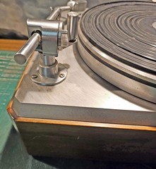 1962 Empire 298 3-Speed Turntable w/ Vintage Shure V15 Type II Cartridge TESTED
