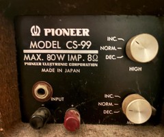 Last Chance – Vintage Pair of Beautiful Pioneer CS-99 Speakers RARE .(2)Speakers