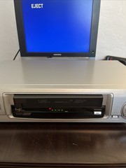 Panasonic PV-D4621 Blue Line VCR Player VHS Tape Cassette recorder Working
