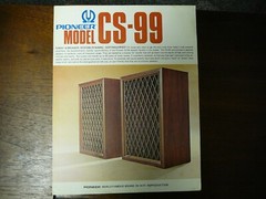 Pair of Vintage PIONEER CS-99 Speakers Original Made in Japan