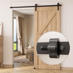2PCS Adjustable Barn Door Stopper, Upgrade Sliding Barn Door Stopper for Flat…