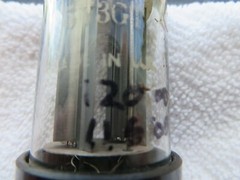 Radio rectifier tube RCA 5Y3 GT made in United Kingdom Tests over new/results