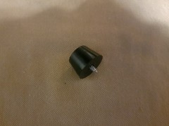 (4) Rubber Feet W/Screws Parts/McIntosh Stereo Tuners / MR-73 MR-74 MR-77 MR-78
