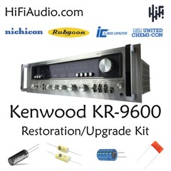 Kenwood KR-9600 rebuild restoration recap service kit fix repair