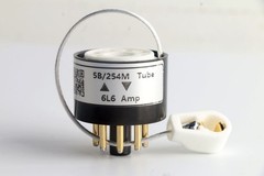 Pair 2pcs 6L6(amp socket) to STC 5B254M tube converter adapter