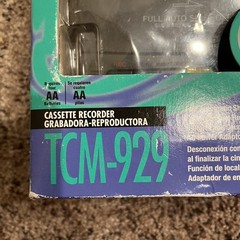 Vintage SONY TCM-929 Cassette Recorder