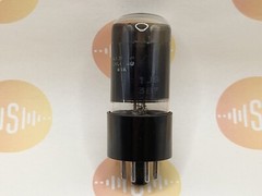 Brimar CV1988 = 6SN7GT Black Glass Lower Declined Getter – British BVA ’59 – NOS