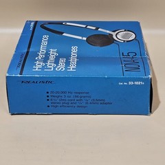 Vintage Realistic Nova-45 Stereo Headphones with Box And Papers