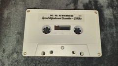 Cassette Deck Speed Calibration Test Tape