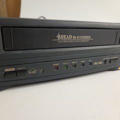 Emerson EWV601B 4-Head Hi-Fi VCR Player Video Cassette Recorder VHS No Remote