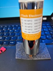 CAPACITOR CAN 30/20/20/20 µF @ 550 VDC For Dynaco MK III Mark 3 Stereo 70