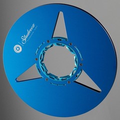 Studevox 10.5″ Polished Blue Aluminium Empty Tape Reel For Reel Tape Recorders