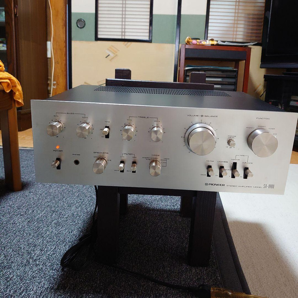 Pioneer SA-8900 Integrated Amplifier Vintage Stereo Audio Japan Tested Used