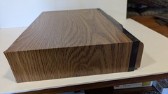 Vintage PAO 3 Drawer 42 Cassette Tape Storage Case Wood Grain Faux Oak
