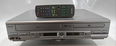 Sharp DV-NC70U VHS VCR/DVD Combo w/Remote Tested! EB-20301