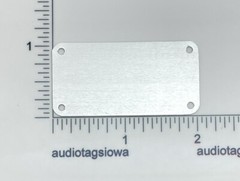 Squire by Fender Logo for Amp or Case Badge Custom Made Silver Aluminum
