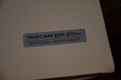 TASCAM BR-20 Series Operation & Maintenance Manual Original TEAC Professional Bi