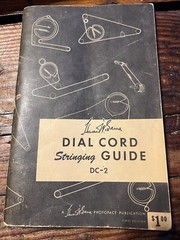 Vintage 1950 Sam’s Dial Cord Stringing Guide Booklet DC-2