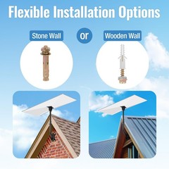Starlink Gen 3 Mount, Heavy Duty Wall/Roof Mounting Bracket Kit, Adjustable Stan