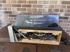 🍊Vintage 1980 JC Penney AM/FM Cassette Player/Recorder Turntable Combo HELP!