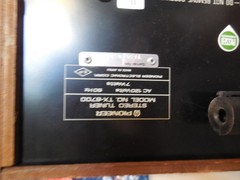 PIONEER TX 6700 Tuner. Power and sound Tested