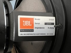 JBL 2152H 12 Inch Coaxial Duplex Speakers W/Horn Midrange/Tweeter ( PAIR )