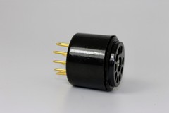 BEST NOS GOLD 9-PIN SOCKET SAVER for 12AX7, CCa, 12AT7, 6922, 12AU7, EL84, 12AY7