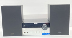 PHILIPS FM Radio CD Home Stereo System w/ Wireless Bluetooth 60W MP3 USB Audio