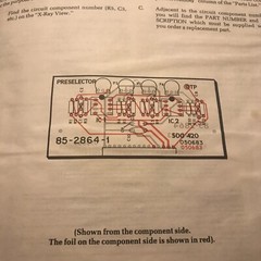 Heathkit hda-3030-4 170 Hz Preselector Circuit Board Accessory Manual
