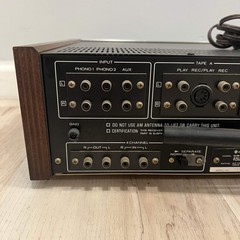 Kenwood KR-4400 Stereo Receiver Vintage Silver-Face Black AS-IS