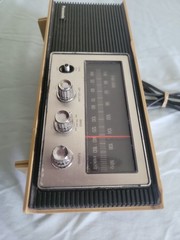 Vintage Panasonic RE-6283 AM FM Table Radio Tan Black MCM Retro 1970s WORKS