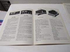 McIntosh Stereo Family of Fine Instruments Catalog 24 pages + MAC 1700 Brochure