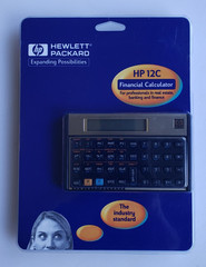 HP 12C Financial Calculator 1999 Vintage New in Package Damaged Packaging