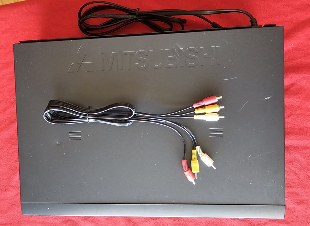 VTG Mitsubishi HS-U445 VHS Hi-Fi VCR 4 Head Video Cassette Recorder RCA Tested